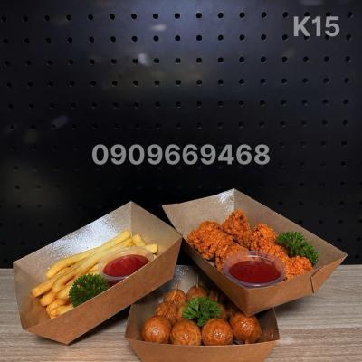 Khay Giấy Thực Phẩm Kraft 6